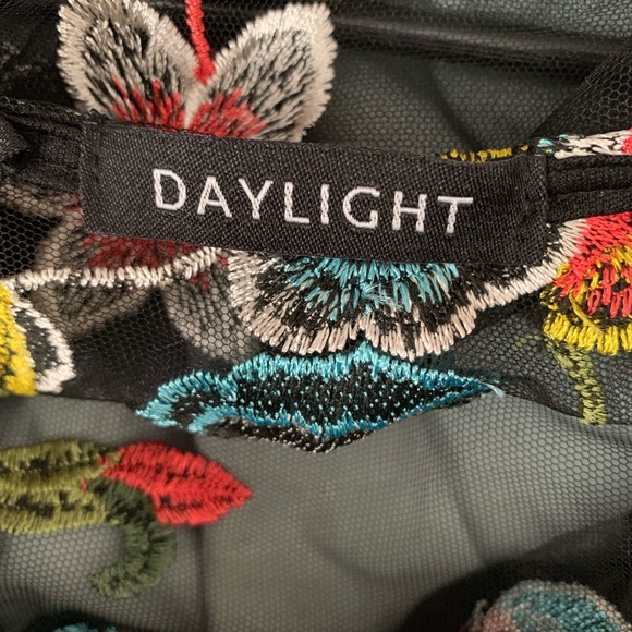 Sheer Floral Bodysuit Dress - Picture 7 of 7